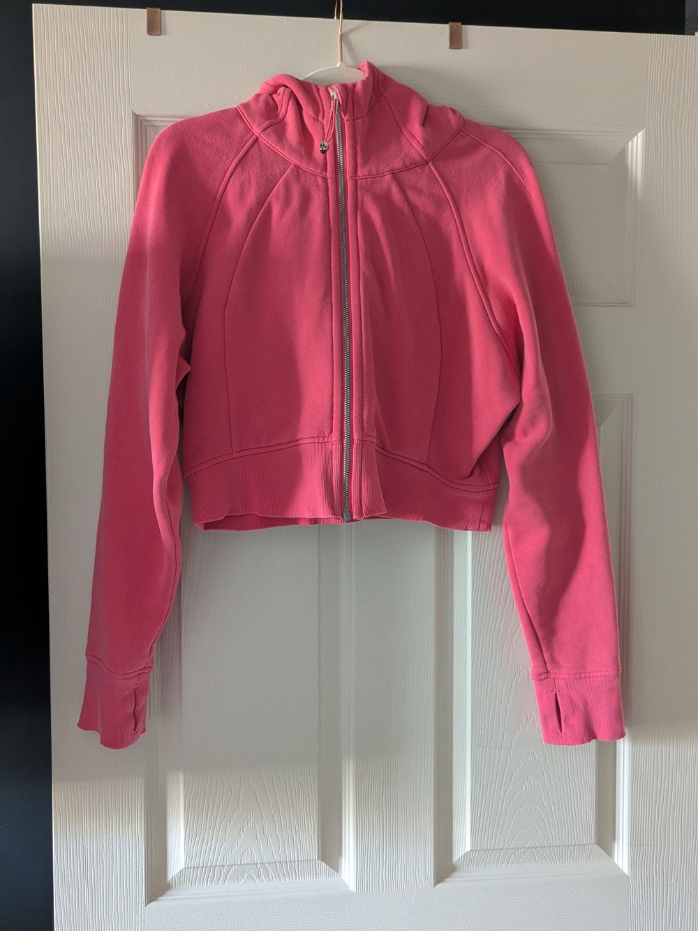 Lululemon Scuba Cropped Full Zip Hoodie